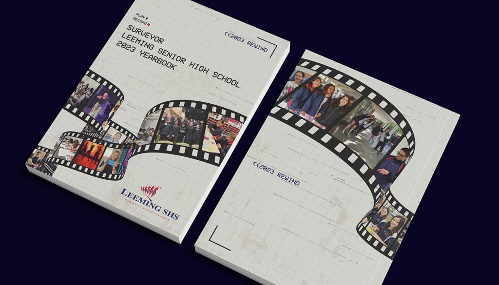 Leeming Senior High School 2023 yearbook covers