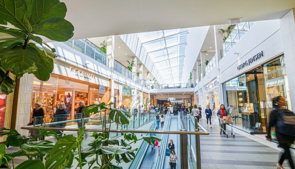Claremont Quarter indoor shopping mall