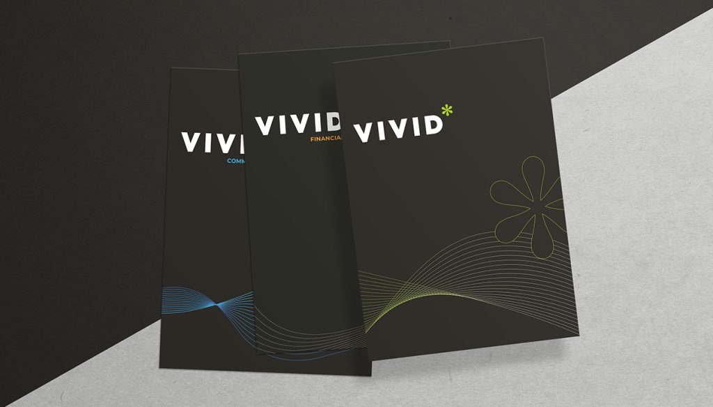 Modern Vivid brochure designs