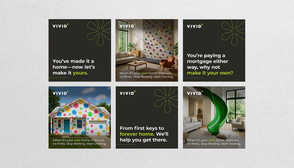 Vivid home ownership ads