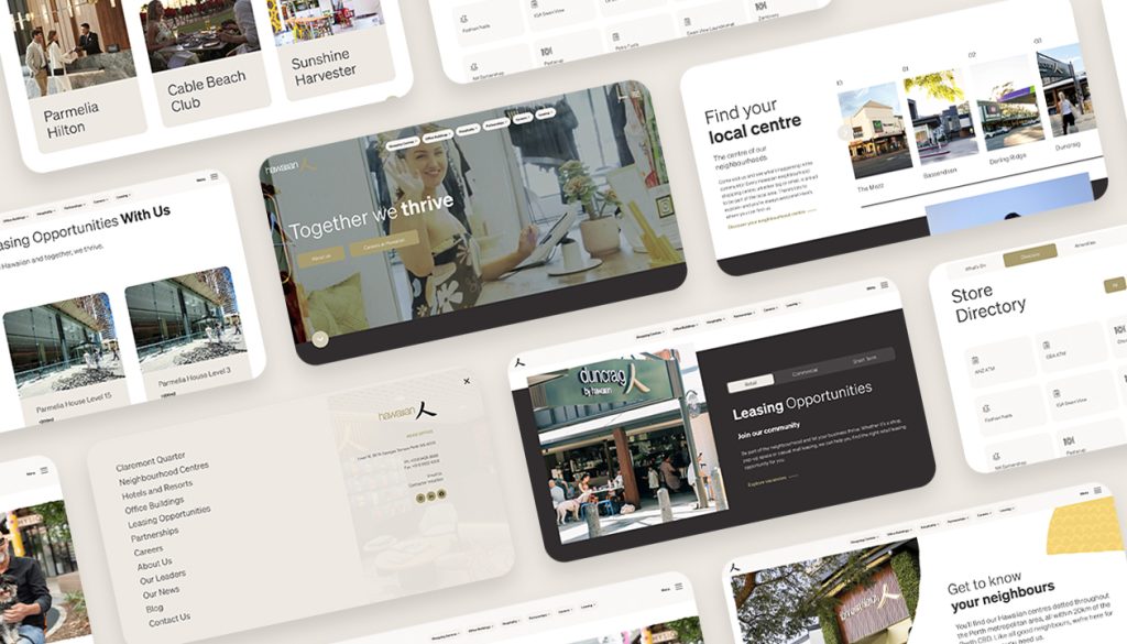 Hawaiian Group website design